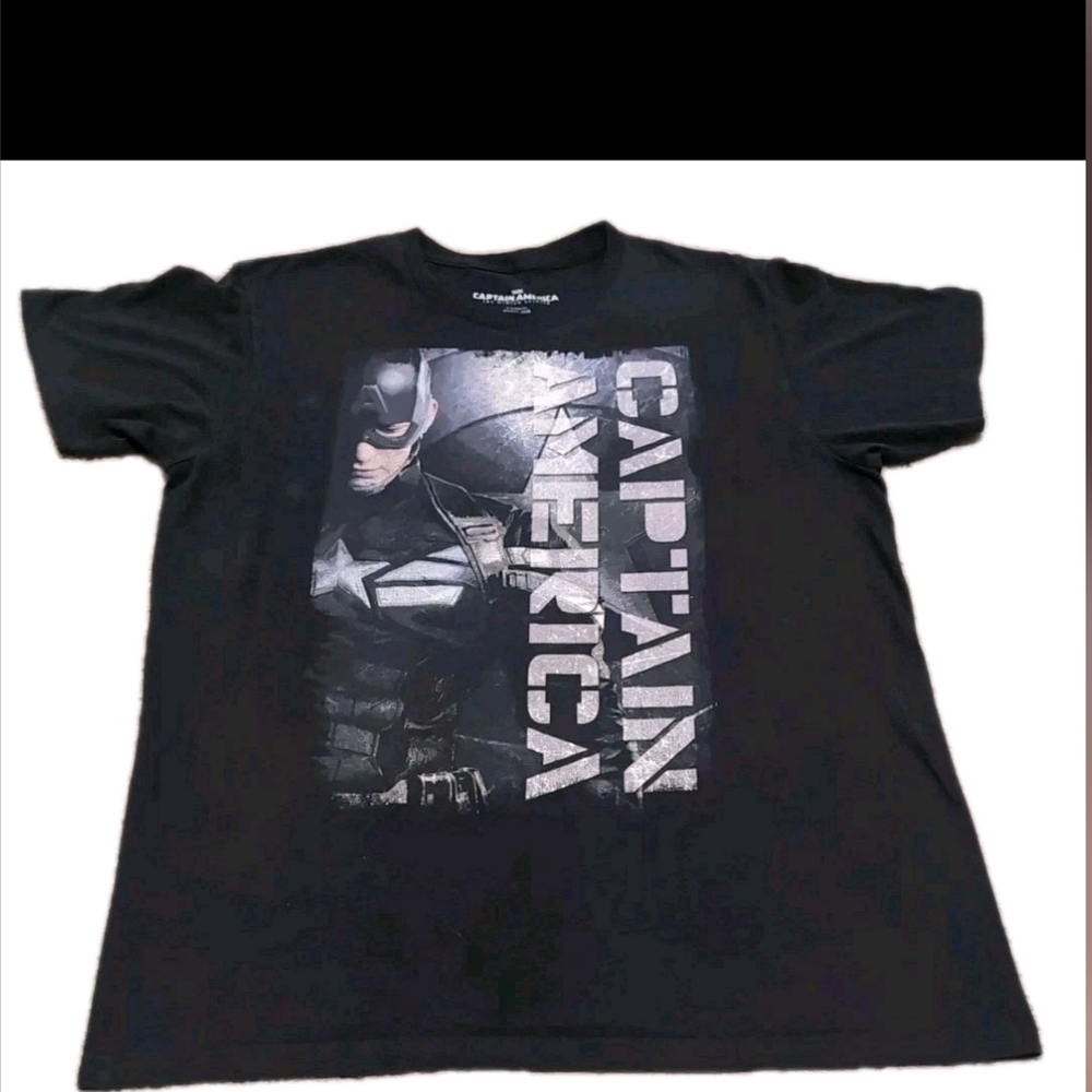 Captain America Marvel Winter Soldier Promo T Shirt 2014 Size L